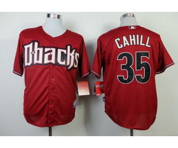 Arizona Diamondbacks #35 Trevor Cahill Red Jersey