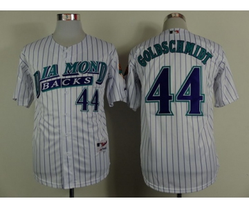 Arizona Diamondbacks #44 Paul Goldschmidt 2015 White Pinstripe Jersey
