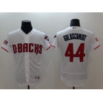 Arizona Diamondbacks #44 Paul Goldschmidt White Flexbase Jersey