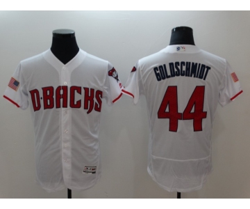 Arizona Diamondbacks #44 Paul Goldschmidt White Flexbase Jersey