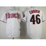 Arizona Diamondbacks #46 Patrick Corbin White Jersey