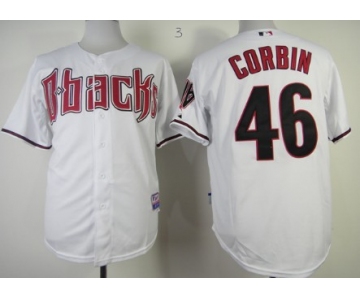 Arizona Diamondbacks #46 Patrick Corbin White Jersey