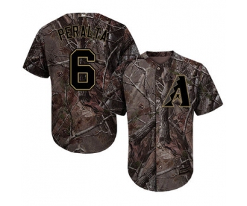 Arizona Diamondbacks #6 David Peralta Camo Realtree Collection Cool Base Stitched MLB Jersey