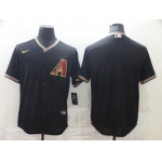 Men Arizona Diamondback Blank Black Game Nike MLB Jerseys