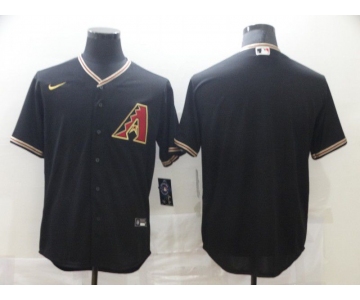 Men Arizona Diamondback Blank Black Game Nike MLB Jerseys