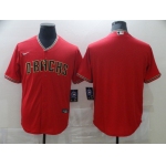 Men Arizona Diamondback Blank Red Game Nike MLB Jerseys