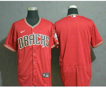 Men's Arizona Diamondback Blank Red Stitched Nike MLB Flex Base Jersey