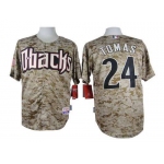 Men's Arizona Diamondbacks #24 Yasmany Tomas 2014 Camo Jersey