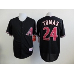 Men's Arizona Diamondbacks #24 Yasmany Tomas Black Jersey