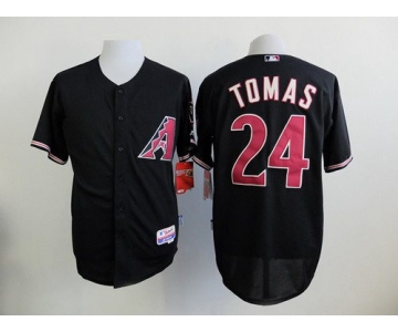 Men's Arizona Diamondbacks #24 Yasmany Tomas Black Jersey