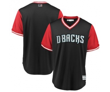 Men's Arizona Diamondbacks Blank Majestic Black 2018 Players' Weekend Team Jersey