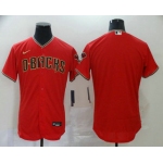 Men's Arizona Diamondbacks Blank Red Stitched Nike MLB Flex Base Jersey