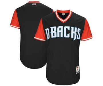 Men's Arizona Diamondbacks Majestic Black 2017 Players Weekend Authentic Team Jersey