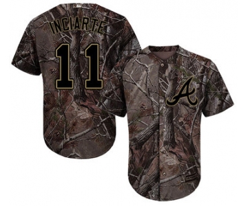 Atlanta Braves #11 Ender Inciarte Camo Realtree Collection Cool Base Stitched MLB Jersey