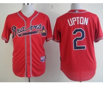 Atlanta Braves #2 Melvin Upton Red Jersey