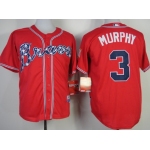 Atlanta Braves #3 Dale Murphy 2014 Red Cool Base Jersey