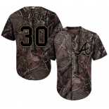 Atlanta Braves #30 Orlando Cepeda Camo Realtree Collection Cool Base Stitched MLB Jersey
