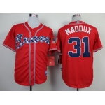 Atlanta Braves #31 Greg Maddux 2014 Red Cool Base Jersey