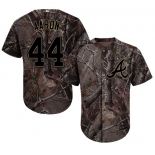 Atlanta Braves #44 Hank Aaron Camo Realtree Collection Cool Base Stitched MLB Jersey