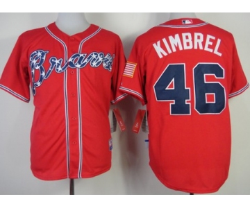 Atlanta Braves #46 Craig Kimbrel 2014 Red Jersey