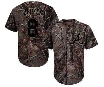 Atlanta Braves #8 Bob Uecker Camo Realtree Collection Cool Base Stitched MLB Jersey