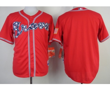 Atlanta Braves Blank 2014 Red Jersey