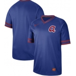 Braves Blank Royal Authentic Cooperstown Collection Stitched Baseball Jersey