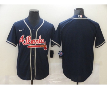 Men Atlanta Braves Blank Blue Game Nike MLB Jerseys