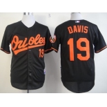 Baltimore Orioles #19 Chris Davis Black Jersey