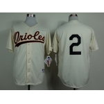 Baltimore Orioles #2 J.J. Hardy 1954 Cream Jersey
