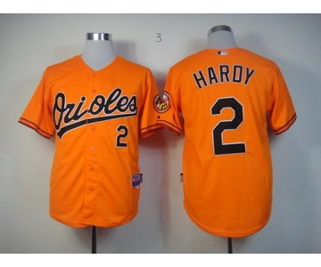Baltimore Orioles #2 J.J. Hardy Orange Jersey