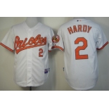 Baltimore Orioles #2 J.J. Hardy White Jersey