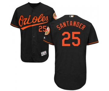 Baltimore Orioles 25 Anthony Santander Black Flexbase Authentic Collection Stitched Baseball Jersey