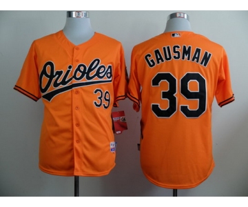 Baltimore Orioles #39 Kevin Gausman Orange Jersey