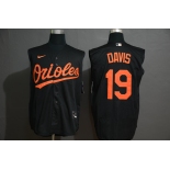 Men's Baltimore Orioles #19 Chris Davis Black 2020 Cool and Refreshing Sleeveless Fan Stitched MLB Nike Jersey
