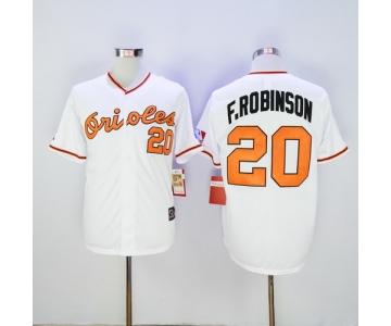Men's Baltimore Orioles #20 Frank Robinson Green Salute to Service Majestic Baseball Jersey