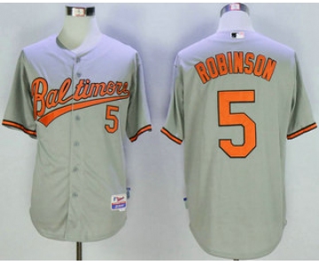 Men's Baltimore Orioles #5 Brooks Robinson Orange Cool Base Jersey