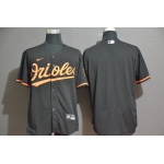 Men's Baltimore Orioles Blank Black Stitched MLB Flex Base Nike Jersey