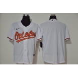 Men's Baltimore Orioles Blank White Stitched MLB Cool Base Nike Jersey