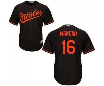 Orioles #16 Trey Mancini Black New Cool Base Stitched Baseball Jersey