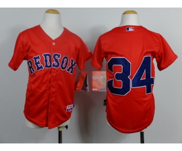 Boston Red Sox #34 David Ortiz 2014 Red Kids Jersey