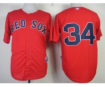 Boston Red Sox #34 David Ortiz Red Jersey