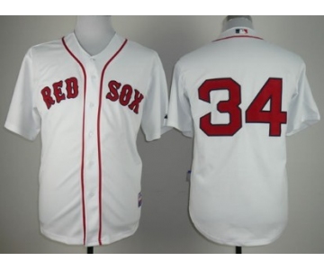 Boston Red Sox #34 David Ortiz White Jersey