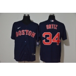 Men's Boston Red Sox #34 David Ortiz Navy Blue Stitched MLB Cool Base Nike Jersey