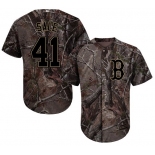 Boston Red Sox #41 Chris Sale Camo Realtree Collection Cool Base Stitched MLB Jersey