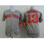 Boston Red Sox #13 Hanley Ramirez 2014 Gray Jersey