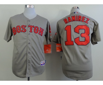 Boston Red Sox #13 Hanley Ramirez 2014 Gray Jersey