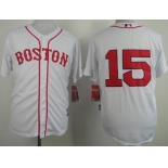 Boston Red Sox #15 Dustin Pedroia 2014 White Jersey