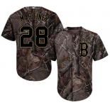 Boston Red Sox #28 J. D. Martinez Camo Realtree Collection Cool Base Stitched MLB Jersey