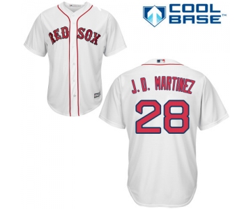 Boston Red Sox #28 J. D. Martinez White New Cool Base Stitched MLB Jersey